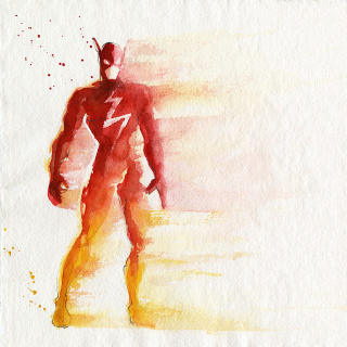 Illustration for article titled These Watercolors Distill Superheroes to Their Very Essence